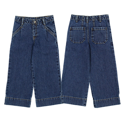 Mayoral - Pantalon en denim bleu