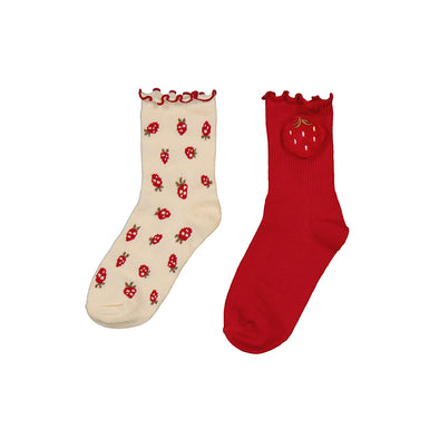 Mayoral - 2 paires de chaussettes fraises