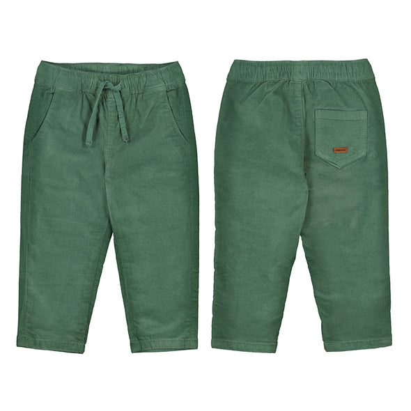 Mayoral - pantalon velours doublé Vert sapin