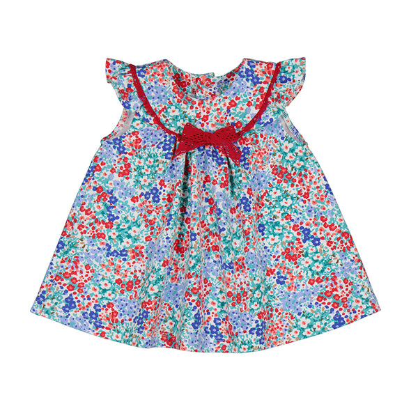 Mayoral - Robe bleu Fleur