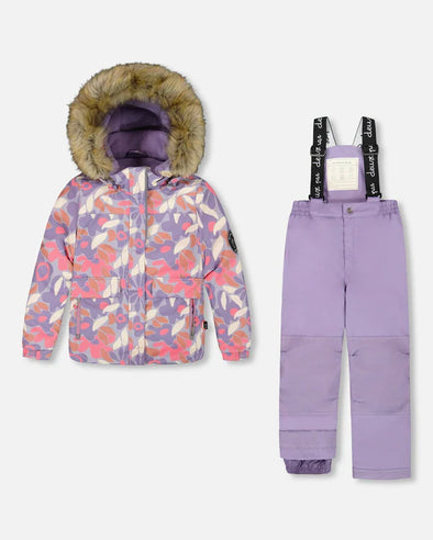 Deux par Deux - Habit de neige deux pièces DISCOVER violet grisé 592