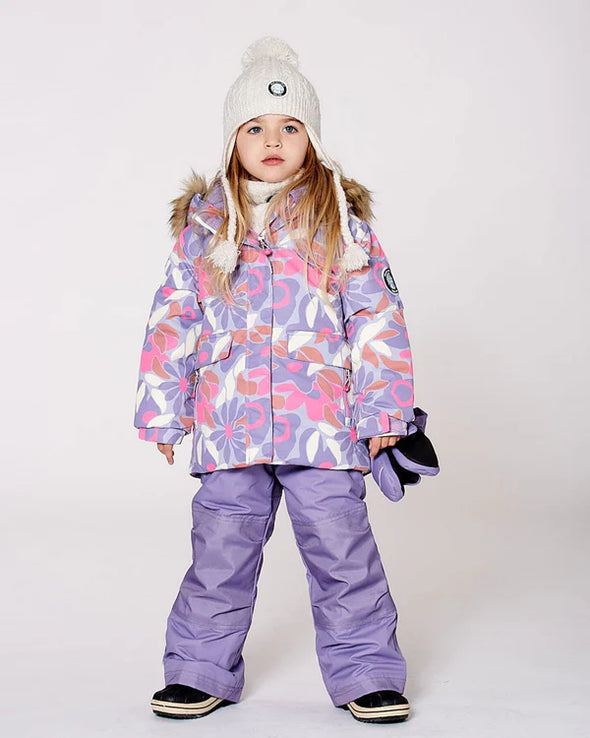 Deux par Deux - Habit de neige deux pièces DISCOVER violet grisé 592