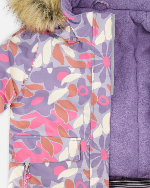 Deux par Deux - Habit de neige deux pièces DISCOVER violet grisé 592