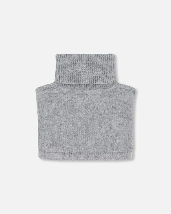 Deux par Deux - Cache-cou col roulé gris chiné