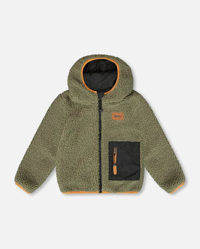 Deux par deux - Veste réversible de mi-saison noir
