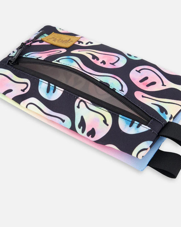 Deux par Deux - Trousse à crayons double imprimé madames sourire