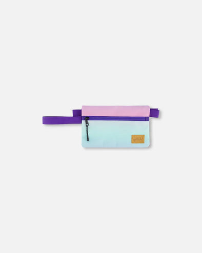 Deux par Deux - Trousse à crayons double dégradé violet
