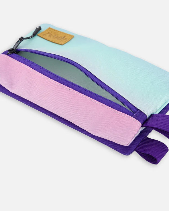 Deux par Deux - Trousse à crayons double dégradé violet