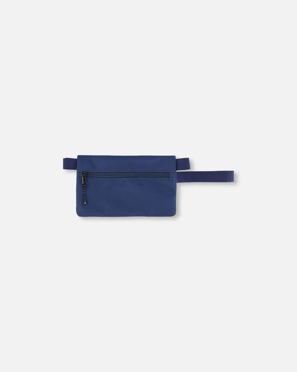Deux par Deux - Trousse à crayons double dégradé bleu et beige