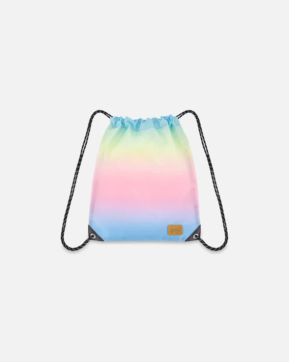Deux par Deux - Sac à cordon dégradé arc-en-ciel