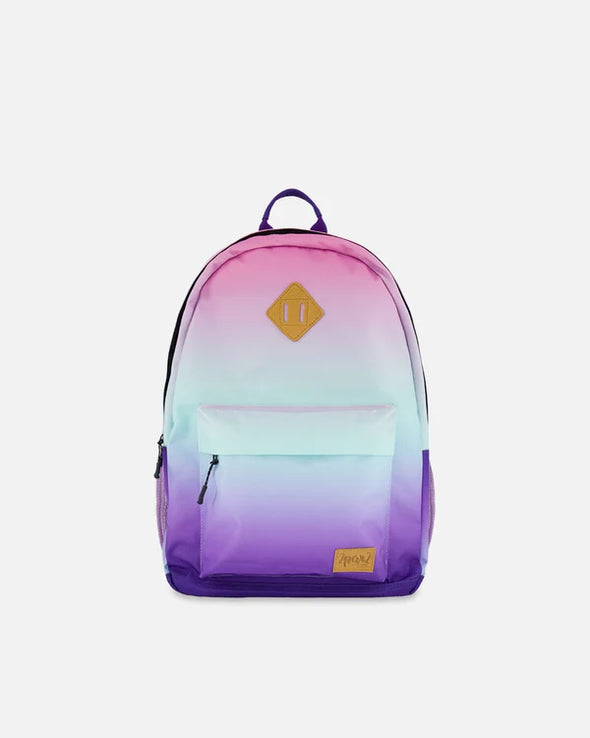 Deux par Deux - Sac à dos dégradé violet pour enfants