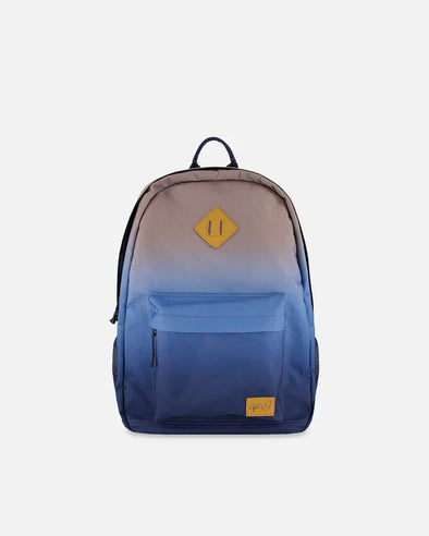 Deux par Deux - Sac à dos dégradé bleu et beige pour enfants
