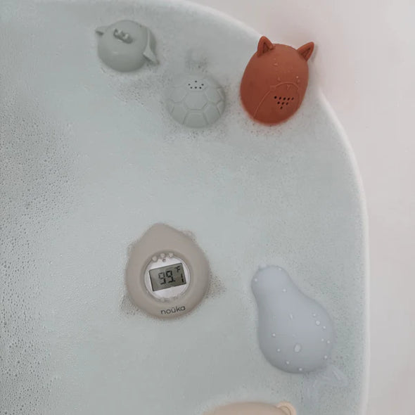 Noüka - Thermomètre de sécurité pour baignoire Crabe