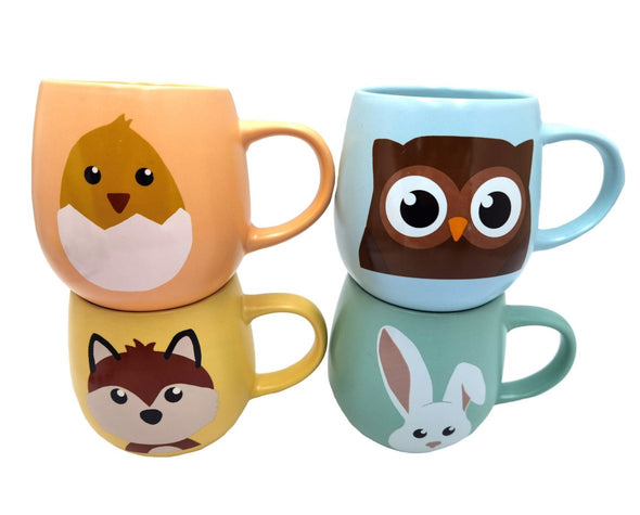Tasse avec animaux assortis