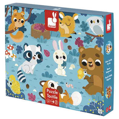 JANOD - Casse-tête - TACTILE - LES ANIMAUX DE LA FORÊT