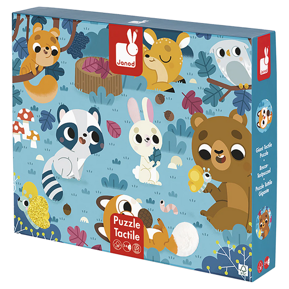 JANOD - Casse-tête - TACTILE - LES ANIMAUX DE LA FORÊT