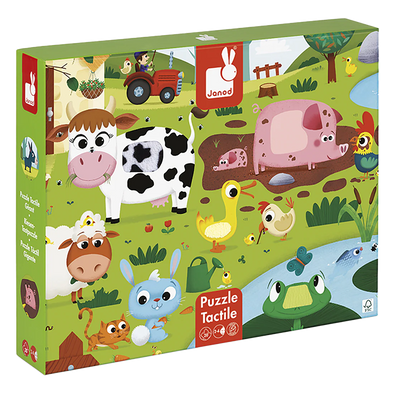 JANOD - Casse-tête - TACTILE - LES ANIMAUX DE LA FERME