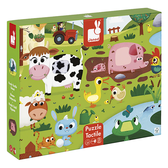 JANOD - Casse-tête - TACTILE - LES ANIMAUX DE LA FERME