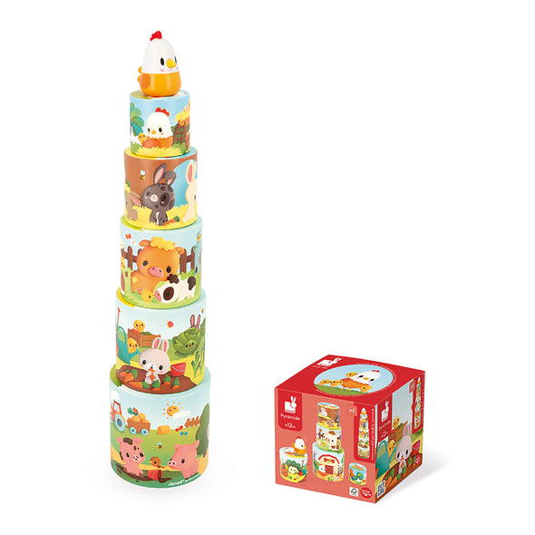 Janod - FERME: MA PREMIÈRE PYRAMIDE - POULE