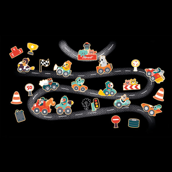 Janod - MAGNETS BOLIDES - 24pcs