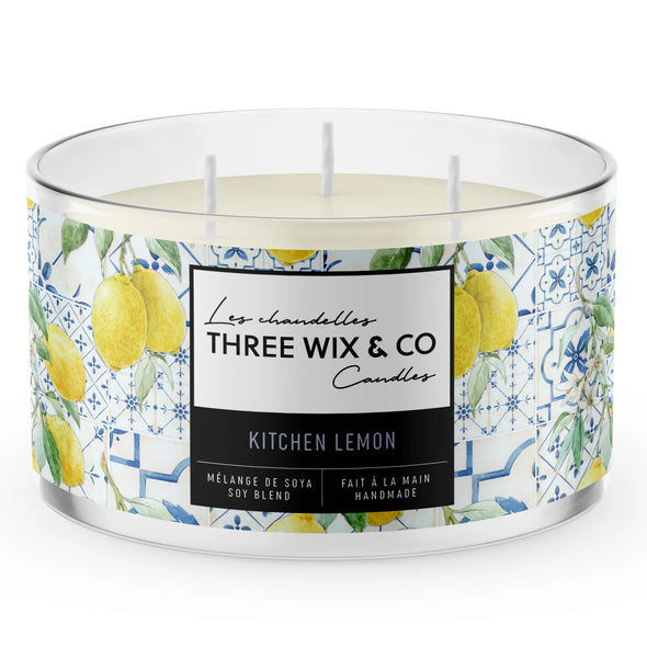 THREE WIX & CO - Chandelle KITCHEN LEMON