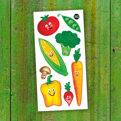 Pico tatouages - Les légumes sympathiques