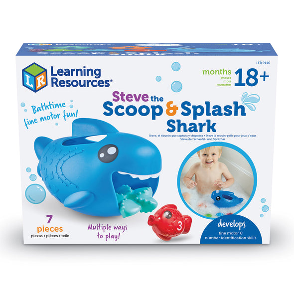 Learning Resources - Steve the Scoop & Splash Shark