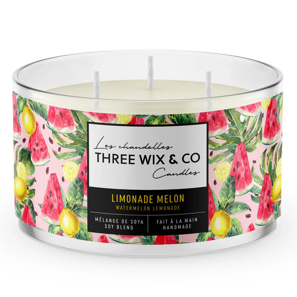 THREE WIX & CO - Chandelle LIMONADE MELON