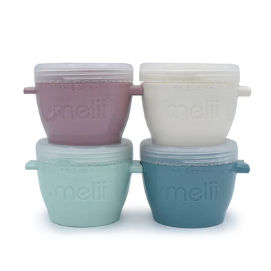 Melii -  Ensemble Bols et Couvercles (4) 4oz