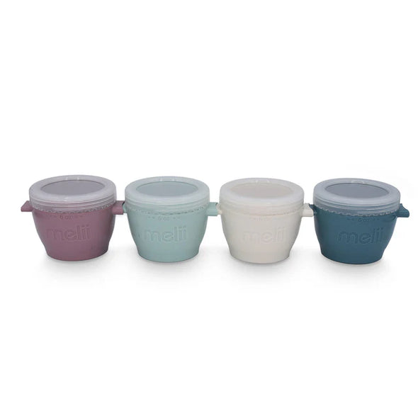 Melii -  Ensemble Bols et Couvercles (4) 4oz