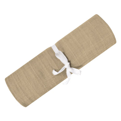 Perlimpinpin - Couverture mousseline de coton - Sable