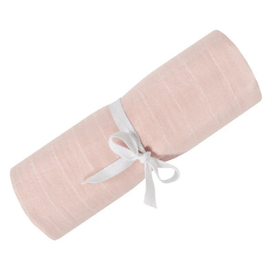 Perlimpinpin - Couverture mousseline de coton - Rose