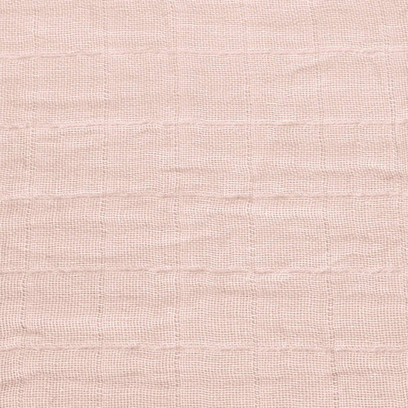 Perlimpinpin - Couverture mousseline de coton - Rose