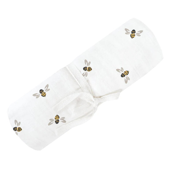 Perlimpinpin - Couverture mousseline de coton Abeilles