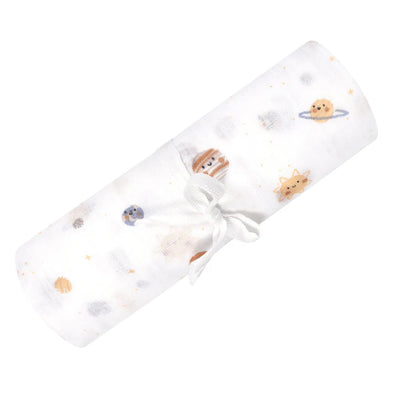 Perlimpinpin Couverture mousseline de coton - Cosmos