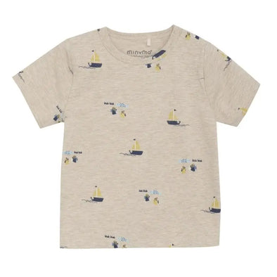Minymo - T-shirt bateau
