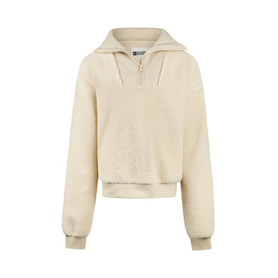 No Way Monday - Chandail sherpa beige