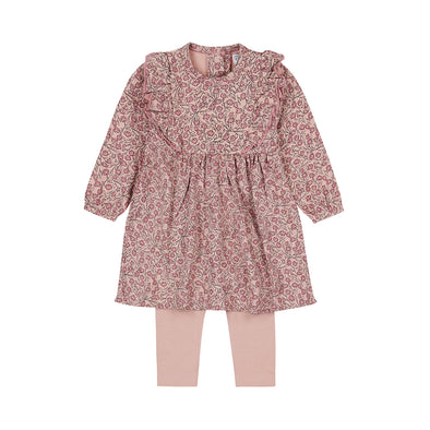 Dirkje - robe legg bandeau fleurs