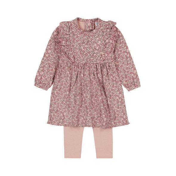 Dirkje - robe legg bandeau fleurs