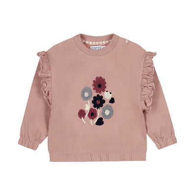 Dirkje - Chandail rose fleur