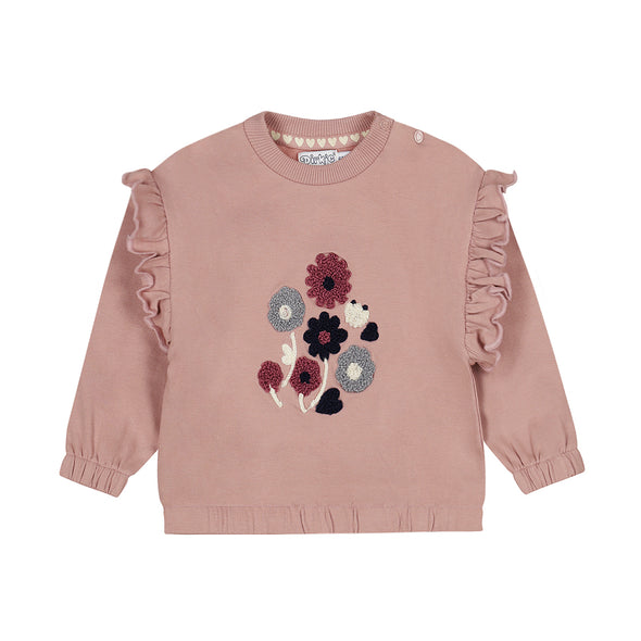 Dirkje - Chandail rose fleur