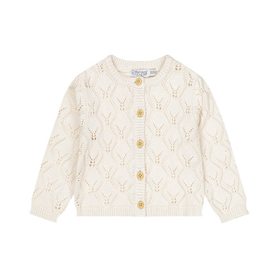 Dirkje - Cardigan en maille crème