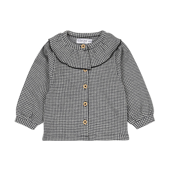 Dirkje - Chemise flanelle carr marine