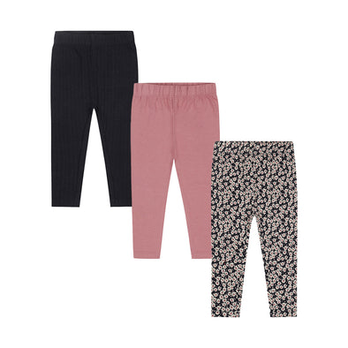 Dirkje - Legging marine fleuri
