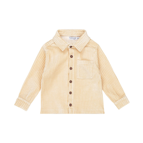 Dirkje - Chemise corduroy beige