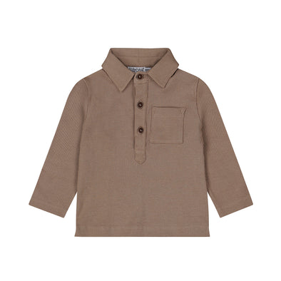 Dirkje - Chandail polo beige