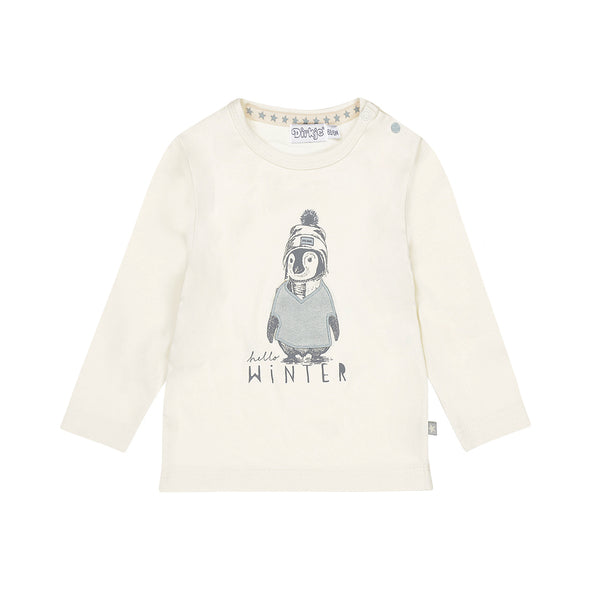 Dirkje - Chandail crème pingouin