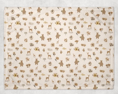 Bébé Ô Chaud - Couverture MINKY Ours boho