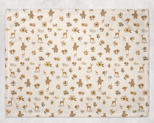 Bébé Ô Chaud - Couverture MINKY Ours boho