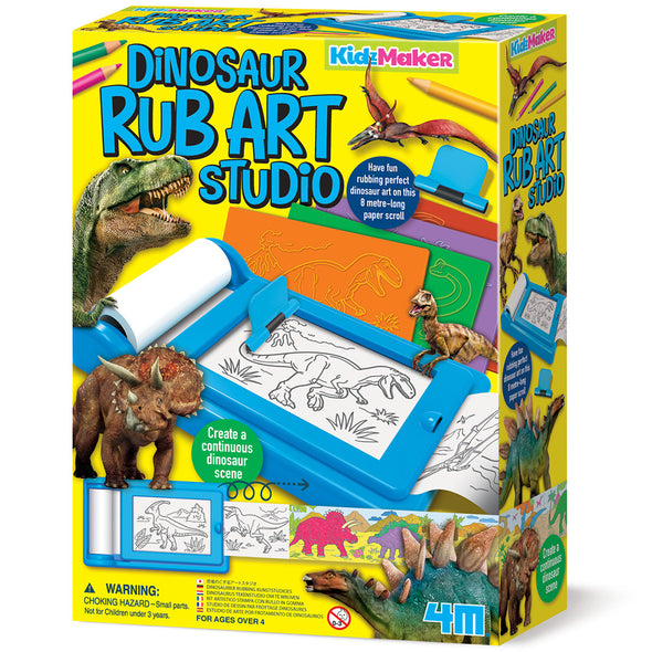 Kidz maker - Dinosaure Rub Art Studio